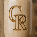 Colorado Rockies "CR" Wined Up® | Baseball Bat Wine Mug MLB Teams - Wined Up Glass Dugout Mugs®   