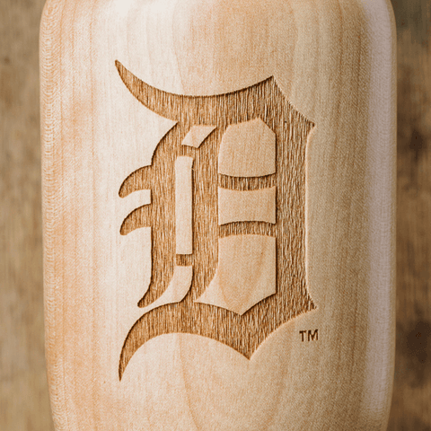 Detroit Tigers "D" Wined Up® | Baseball Bat Wine Mug MLB Teams - Wined Up Glass Dugout Mugs®   