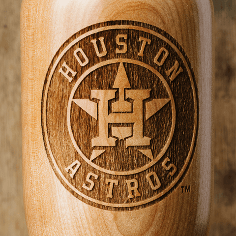 Houston Astros Wined Up® | Baseball Bat Wine Mug MLB Teams - Wined Up Glass Dugout Mugs®   