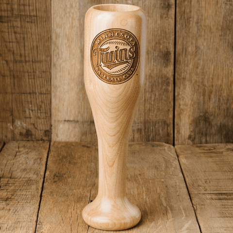 Minnesota Twins Wined Up® | Baseball Bat Wine Mug MLB Teams - Wined Up Glass Dugout Mugs®   