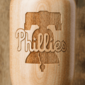 Philadelphia Phillies Wined Up®| Baseball Bat Wine Mug MLB Teams - Wined Up Glass Dugout Mugs®   