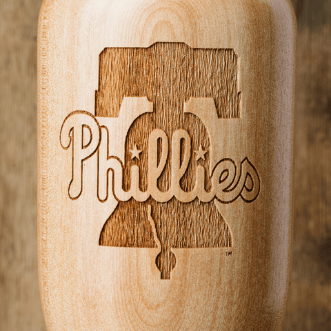 Philadelphia Phillies Wined Up®| Baseball Bat Wine Mug MLB Teams - Wined Up Glass Dugout Mugs®   