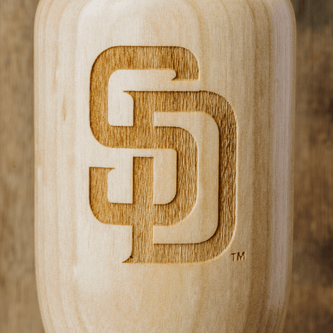 San Diego Padres "SD" Wined Up® | Baseball Bat Wine Mug MLB Teams - Wined Up Glass Dugout Mugs®   