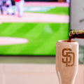 San Diego Padres "SD" Wined Up® | Baseball Bat Wine Mug MLB Teams - Wined Up Glass Dugout Mugs®   