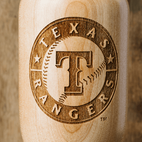 Texas Rangers Wined Up® | Baseball Bat Wine Mug MLB Teams - Wined Up Glass Dugout Mugs®   