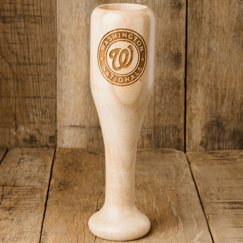 Washington Nationals Wined Up® | Baseball Bat Wine Mug MLB Teams - Wined Up Glass Dugout Mugs®   