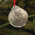 Baseball Fox Ornament - Personalized Sports Keepsake With Whimsical Fox Design - YinzerShop
