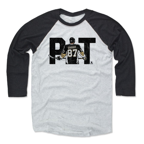 Baseball T-Shirt Sidney Crosby City K – Unisex Tri-Blend 3/4 Sleeve Crewneck Raglan Tee Men's Baseball T-Shirt - YinzerShop