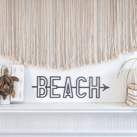 Beach Wall Decor – Rustic Coastal Wall Art by KEYSTONE STEEL CO. | Nautical Home Decor Wall Decor - YinzerShop