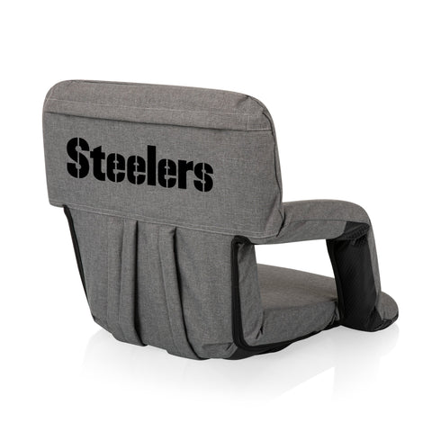 Pittsburgh Steelers - Ventura Portable Reclining Stadium Seat  Picnic Time Family of Brands   