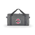 Ohio State Buckeyes - 64 Can Collapsible Cooler Cooler Picnic Time Family of Brands Heathered Gray  