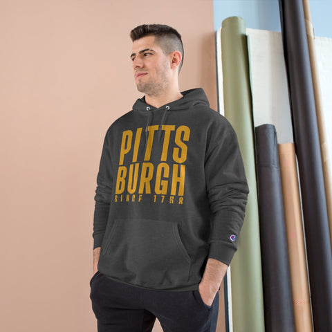 Big Pittsburgh - Champion Hoodie Hoodie - YinzerShop