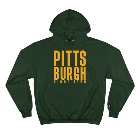 Big Pittsburgh - Champion Hoodie Hoodie - YinzerShop