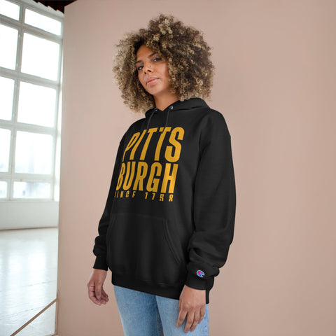 Big Pittsburgh - Champion Hoodie Hoodie - YinzerShop