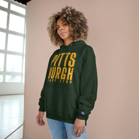 Big Pittsburgh - Champion Hoodie Hoodie - YinzerShop