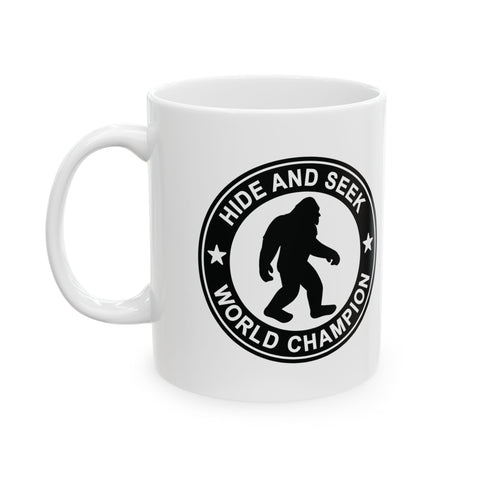 Bigfoot Hide and Seek Champion (Pittsburgh Sarcasm Series) - Coffee Mugs (11oz, 15oz) Mug - YinzerShop