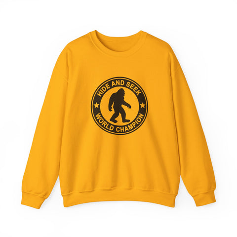 Bigfoot Hide and Seek Champion (Pittsburgh Sarcasm Series) - Heavy Blend™ Crewneck Sweatshirt Sweatshirt - YinzerShop