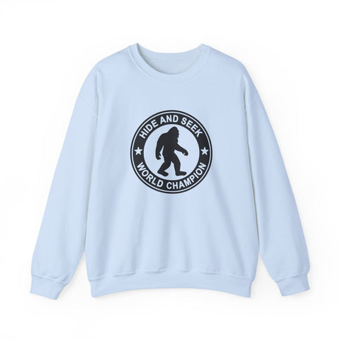 Bigfoot Hide and Seek Champion (Pittsburgh Sarcasm Series) - Heavy Blend™ Crewneck Sweatshirt Sweatshirt - YinzerShop