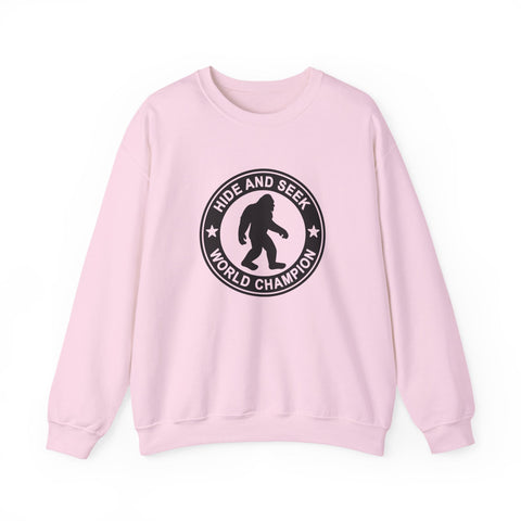 Bigfoot Hide and Seek Champion (Pittsburgh Sarcasm Series) - Heavy Blend™ Crewneck Sweatshirt Sweatshirt - YinzerShop