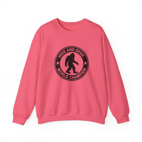 Bigfoot Hide and Seek Champion (Pittsburgh Sarcasm Series) - Heavy Blend™ Crewneck Sweatshirt Sweatshirt - YinzerShop