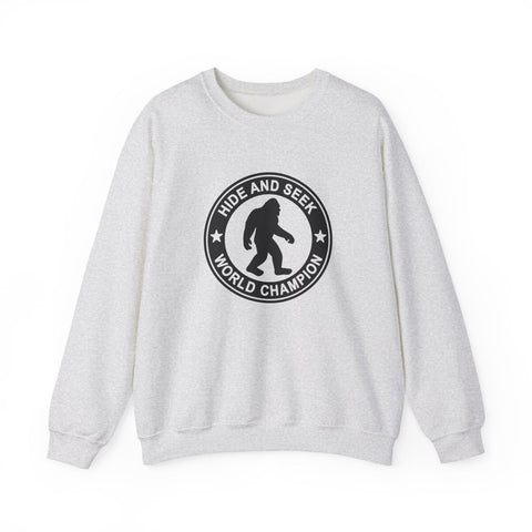 Bigfoot Hide and Seek Champion (Pittsburgh Sarcasm Series) - Heavy Blend™ Crewneck Sweatshirt Sweatshirt - YinzerShop