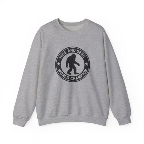 Bigfoot Hide and Seek Champion (Pittsburgh Sarcasm Series) - Heavy Blend™ Crewneck Sweatshirt Sweatshirt - YinzerShop