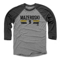 Bill Mazeroski Baseball T-Shirt - Premium Tri-Blend Raglan 3/4 Sleeve Tee Men's Baseball T-Shirt - YinzerShop