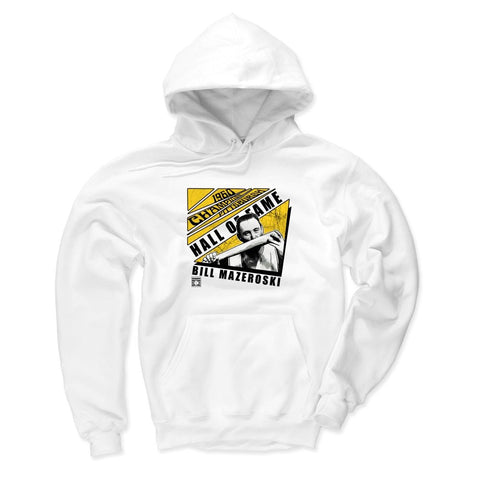 Bill Mazeroski Hoodie - Loose Fit Polyester Cotton Blend Sweatshirt With Graphic Print Men's Hoodie - YinzerShop