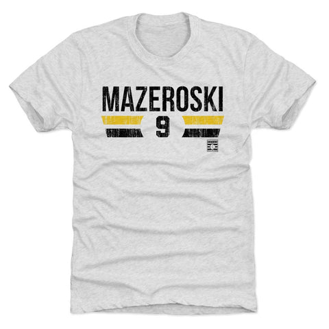 Bill Mazeroski Premium Tri Blend Shirt – Slim Fit Vintage Graphic Tee Men's Premium T-Shirt - YinzerShop