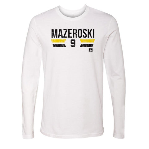 Bill Mazeroski T-Shirt - Long Sleeve Cotton Crewneck Shirt With Baseball Graphic Tee Men's Long Sleeve T-Shirt - YinzerShop