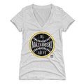 Bill Mazeroski Women's V-Neck T-Shirt – Slim Fit Soft Casual Tee, Tri Blend Fabric Women's V-Neck T-Shirt - YinzerShop