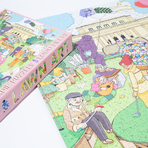Birdie Puzzles 1,000 Piece Puzzle - Picnic Themed Artistic Jigsaw Puzzle Set Jigsaw Puzzles - YinzerShop