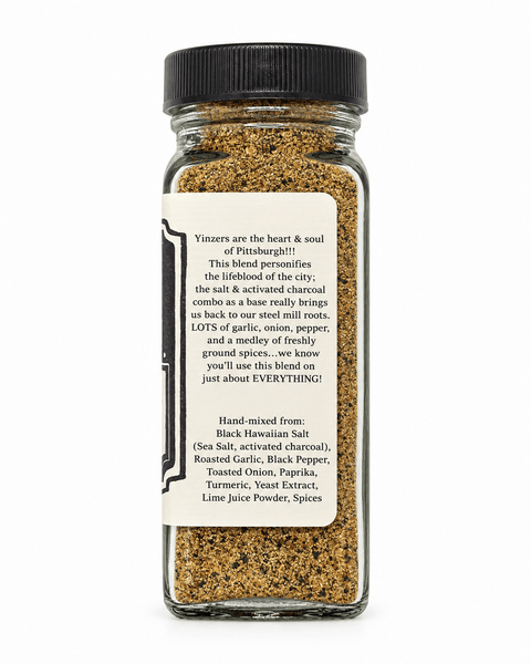 Black Hawaiian Salt Yinzer Dust® - Artisan Salt Blend For Grilled Food Seasoning - YinzerShop