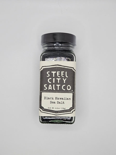 Black Hawaiian Sea Salt | Fine Grain Lava Sea Salt For Cooking & Barbecue Seasoning - YinzerShop