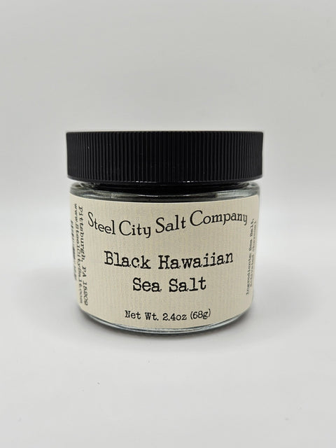 Black Hawaiian Sea Salt | Fine Grain Lava Sea Salt For Cooking & Barbecue Seasoning - YinzerShop