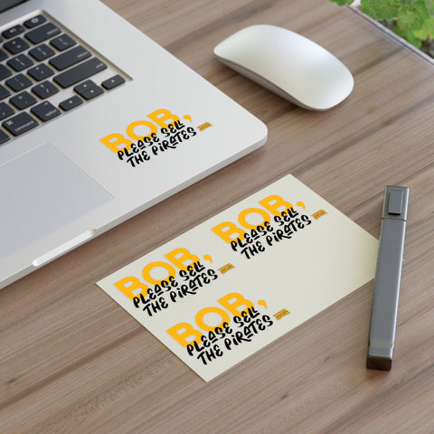 Bob Nutting Please Sell the Pittsburgh Pirates Team Stickers - Sheet with 4 per sheet Paper Products - YinzerShop
