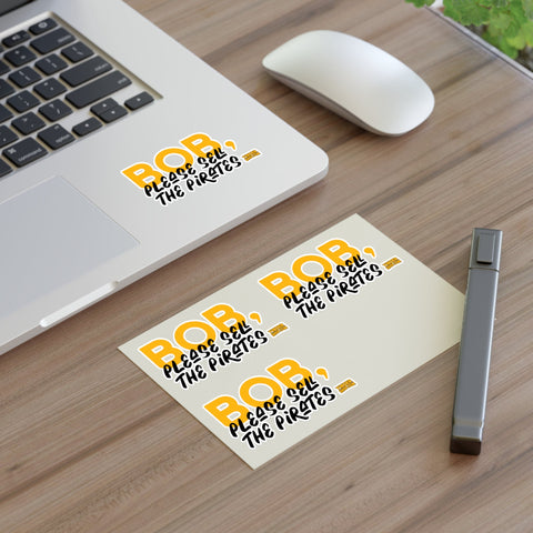 Bob Nutting Please Sell the Pittsburgh Pirates Team Stickers - Sheet with 4 per sheet Paper Products - YinzerShop