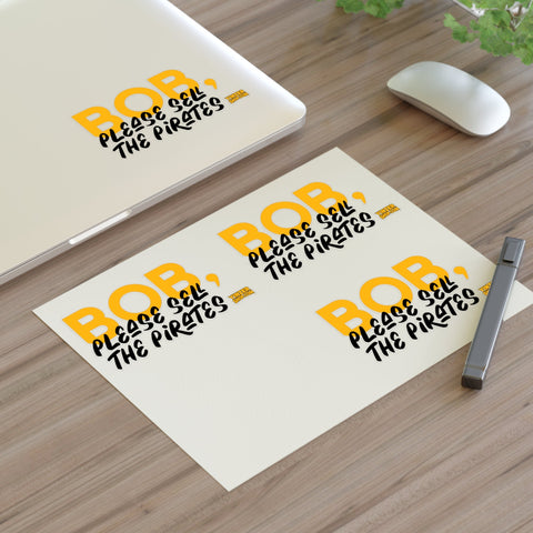 Bob Nutting Please Sell the Pittsburgh Pirates Team Stickers - Sheet with 4 per sheet Paper Products - YinzerShop