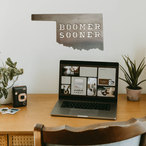 Oklahoma Boomer Sooner Wall Decor