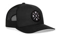 Boy Mom Trucker Hat - Black Snapback Adjustable Cap with Embroidered Patch | Haka Hat Trucker - YinzerShop