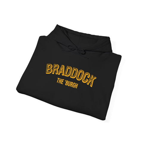 Braddock - The 'Burgh Neighborhood Series - Unisex Heavy Blend™ Hooded Sweatshirt Hoodie - YinzerShop