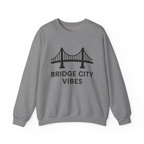 Bridge City Vibes - Heavy Blend™ Crewneck Sweatshirt Sweatshirt - YinzerShop