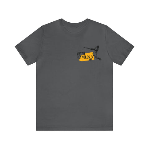 Bryan Reynolds Headliner Series T-Shirt - Graphic Tee with Back Print T-Shirt Printify Asphalt S 