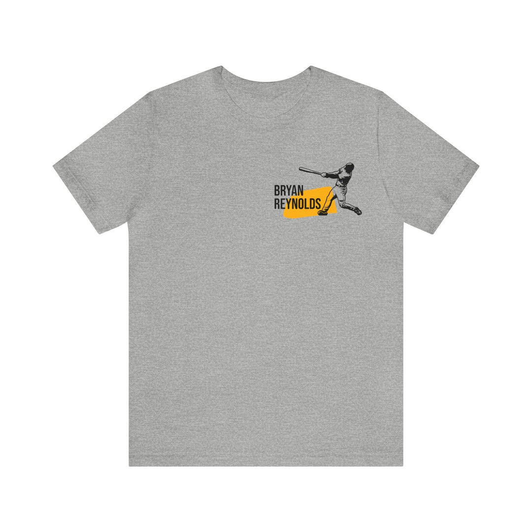 Bryan Reynolds Headliner Series T-Shirt - Graphic Tee with Back Print T-Shirt Printify Athletic Heather S 