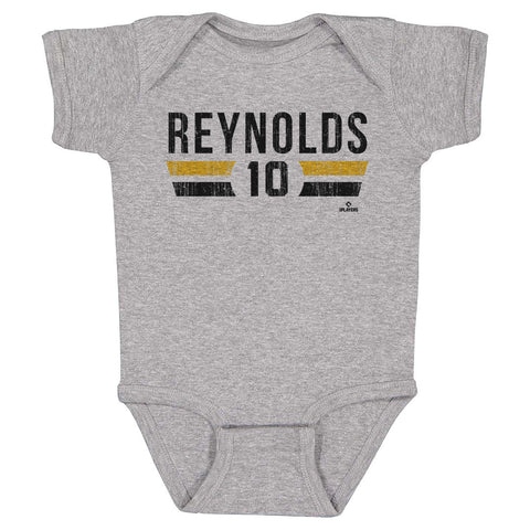 Bryan Reynolds Pittsburgh Font Baby Bodysuit – Soft Cotton One-Piece, Machine Washable Kids Baby Onesie - YinzerShop