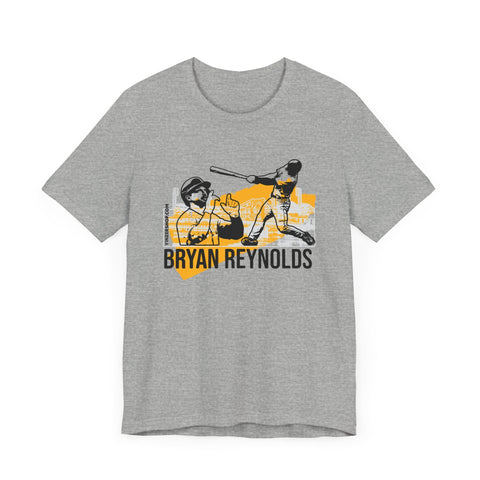 Bryan Reynolds Pittsburgh Headliner Series T-Shirt - Unisex bella+canvas 3001 Short Sleeve Tee T-Shirt - YinzerShop