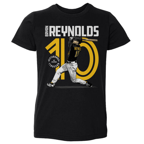 Bryan Reynolds T-Shirt - Kids Crewneck Cotton Tee | Pittsburgh Sports Fan Apparel Kids Toddler T-Shirt - YinzerShop