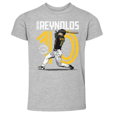 Bryan Reynolds T-Shirt - Kids Crewneck Cotton Tee | Pittsburgh Sports Fan Apparel Kids Toddler T-Shirt - YinzerShop