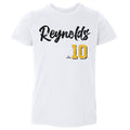 Bryan Reynolds T-Shirt - Kids Crewneck Tee | Pittsburgh Sports Graphic Print Kids Toddler T-Shirt - YinzerShop