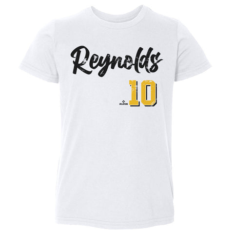 Bryan Reynolds T-Shirt - Kids Crewneck Tee | Pittsburgh Sports Graphic Print Kids Toddler T-Shirt - YinzerShop